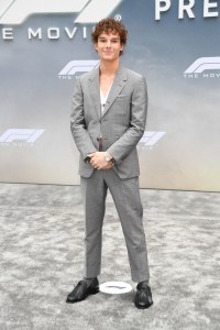 Mason Thames at the "F1" New York Premiere on June 16, 2025 in New York, New York.