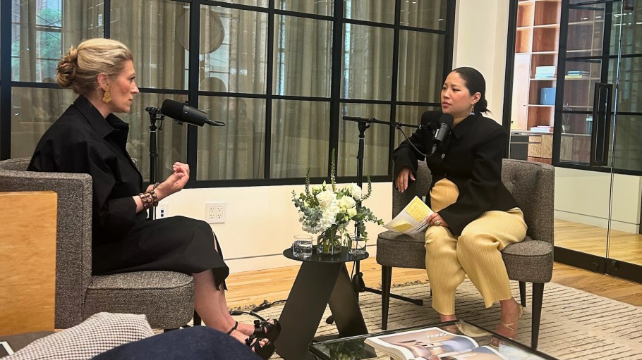 Journalist and Steward Media founder Sophia Li hosted a fireside panel with Kering executive Marie-Claire Daveu to discuss the luxury conglomerate’s sustainability efforts and its role as a global, family-led group.