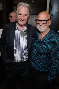 LONDON, ENGLAND - JUNE 03: Paul Smith and Sam McKnight attend Sam McKnight's 50th Celebrations and 70th Birthday at La Môme on June 03, 2025 in London, England. (Photo by Darren Gerrish/WireImage for Sam McKnight)