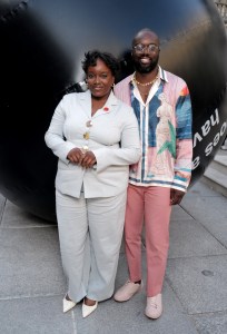 LONDON, ENGLAND - JUNE 11: Lolly Adefope and guest attend the Royal Academy of Arts Summer Exhibition Preview Party 2025 on June 11, 2025 in London, England. (Photo by Darren Gerrish/WireImage for Royal Academy of Arts )