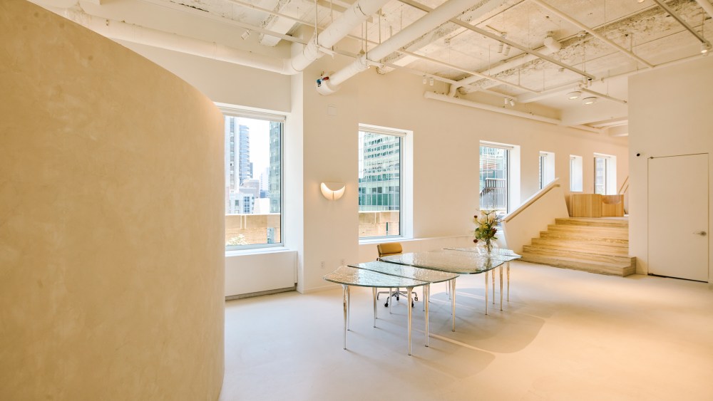 A look inside the Massimo Bonini showroom in New York, New York.
