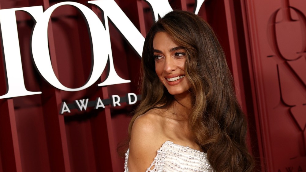 Amal Clooney at the 2025 Tony Awards.