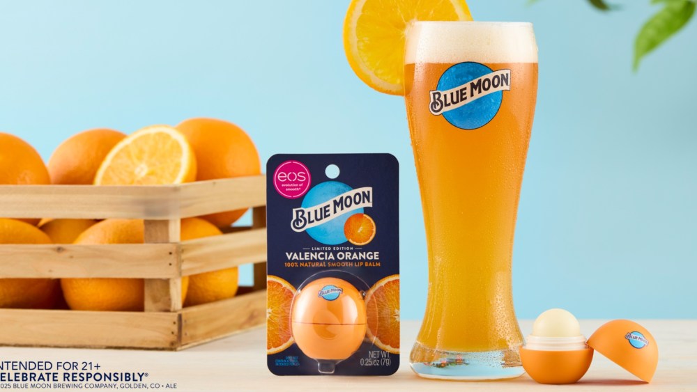 Eos x Blue Moon Valencia Orange Lip Balm