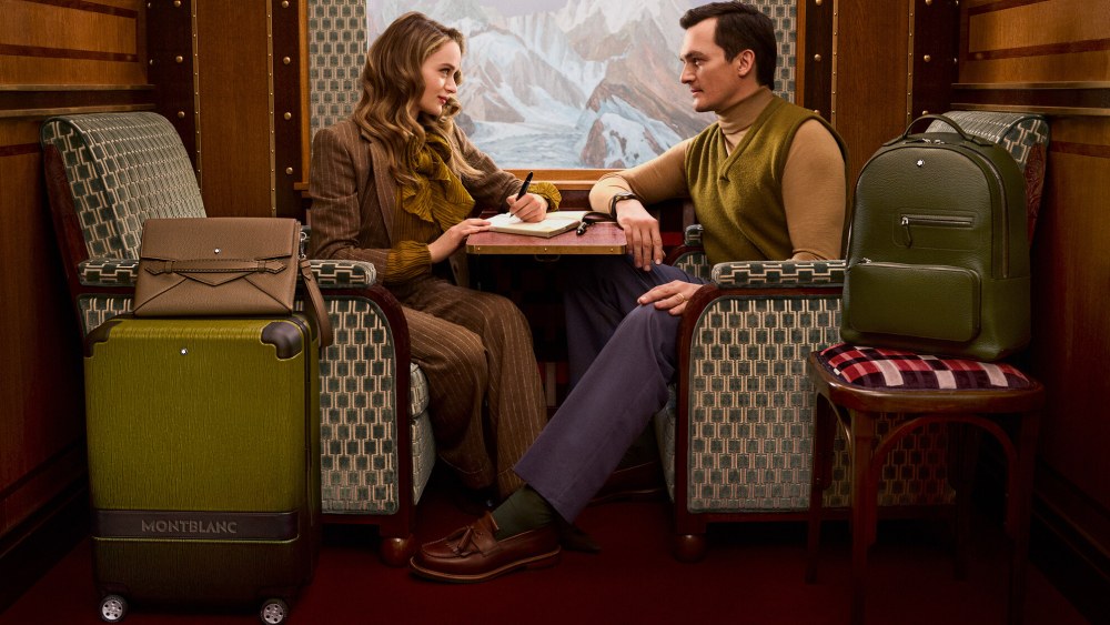 Esther McGregor and Rupert Friend in the new Montblanc campaign.