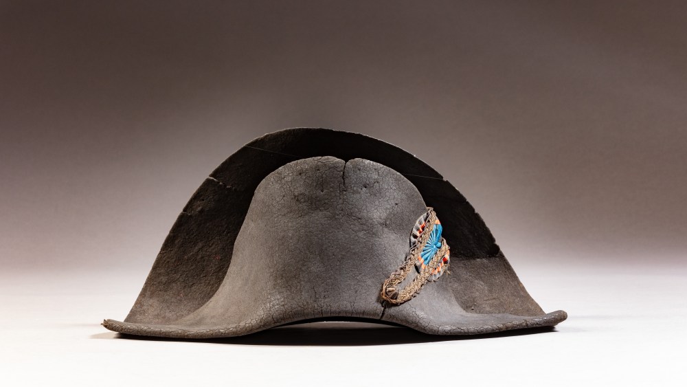 Napoleon's bicorne hat on sale at Sotheby's