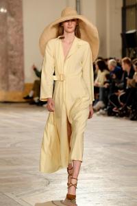 Model on the catwalk