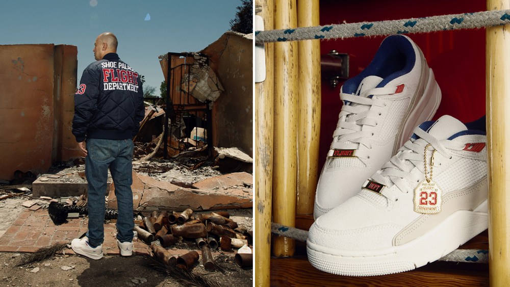Shoe Palace, Jordan, Flight Court, sneaker, firefighters, Los Angeles, California, LAFD