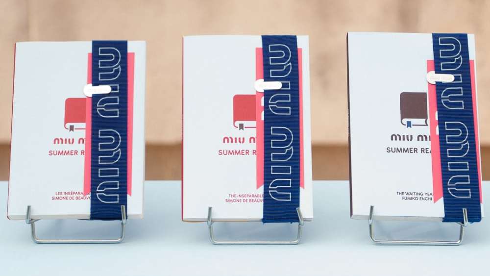 The Miu Miu 2025 Summer Reads cultural event in Paris.