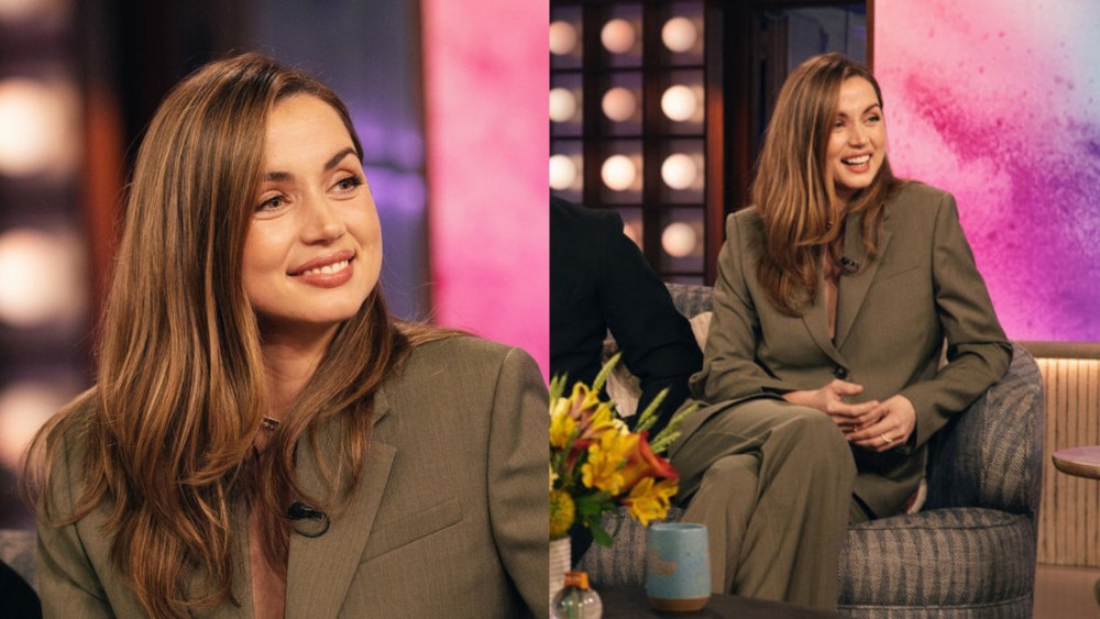 Ana de Armas wears Loewe on 'The Kelly Clarkson Show.'