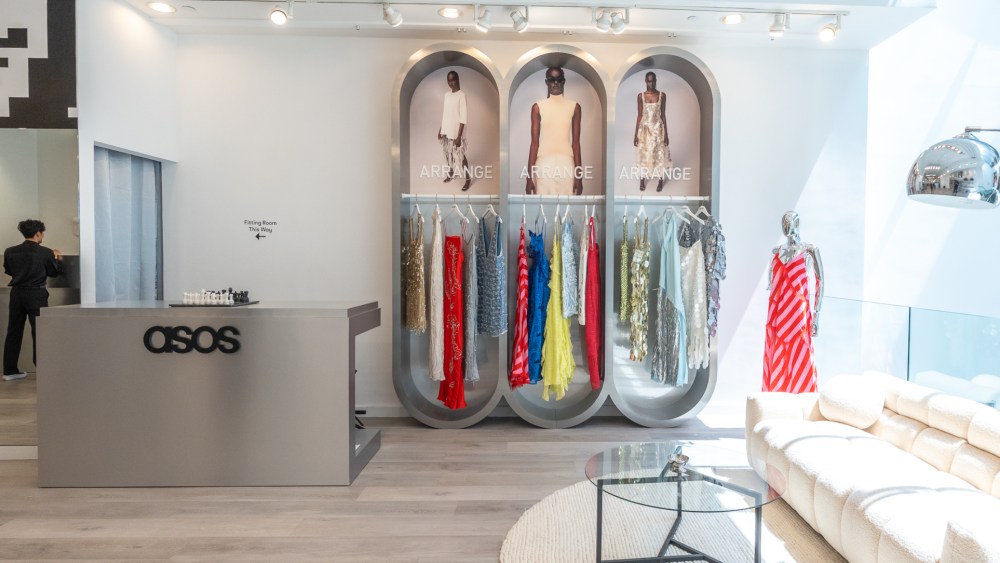 Asos' first pop-up store in New York City.
