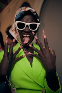 Backstage at AWGE A$AP Rocky Spring 2026 Ready-to-Wear Collection at Paris Men's Fashion Week