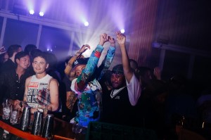 The scene at the Boom Pride Party.