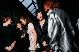 Tommy Dorfman, Laufey, and Lily Allen