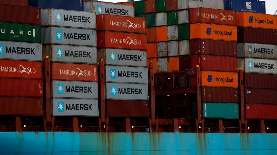 Imports into the U.S. fell sharply in April following an import boom in March.