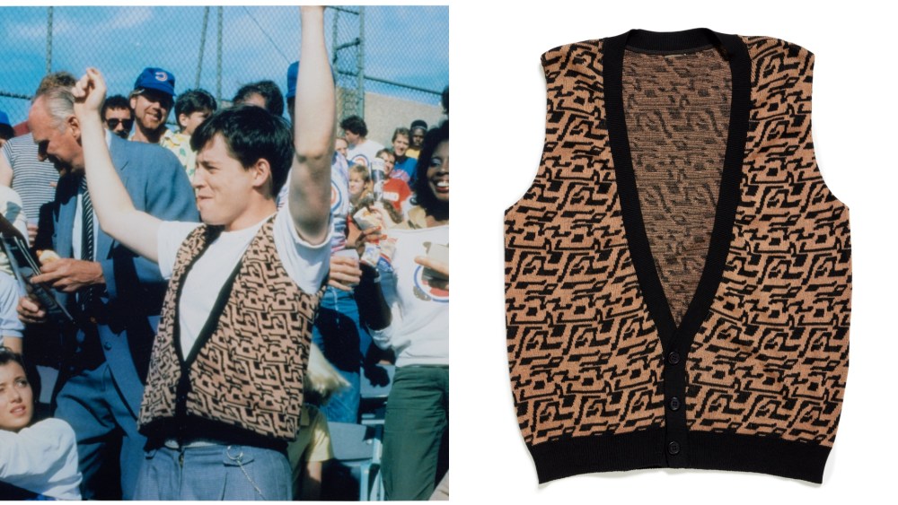 'Ferris Bueller's Day Off' sweater vest sells at auction via Soethby's New York City.