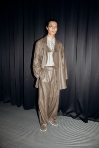 Backstage at Giorgio Armani Men's Spring 2026 Ready-to-Wear Collection at Milan Mne's Fashion Week
