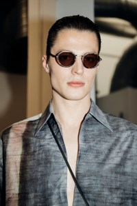 Backstage at Giorgio Armani Men's Spring 2026 Ready-to-Wear Collection at Milan Mne's Fashion Week