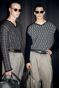 Backstage at Giorgio Armani Men's Spring 2026 Ready-to-Wear Collection at Milan Mne's Fashion Week