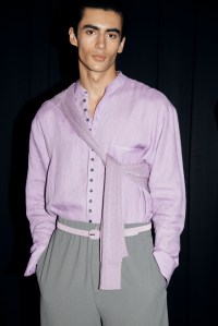 Backstage at Giorgio Armani Men's Spring 2026 Ready-to-Wear Collection at Milan Mne's Fashion Week