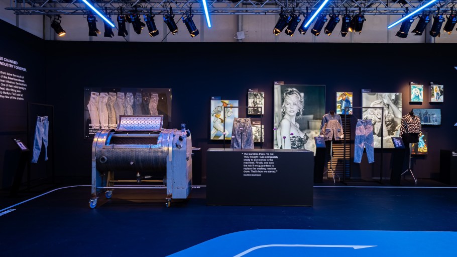 “The Next 40 Years of Denim” exhibition.