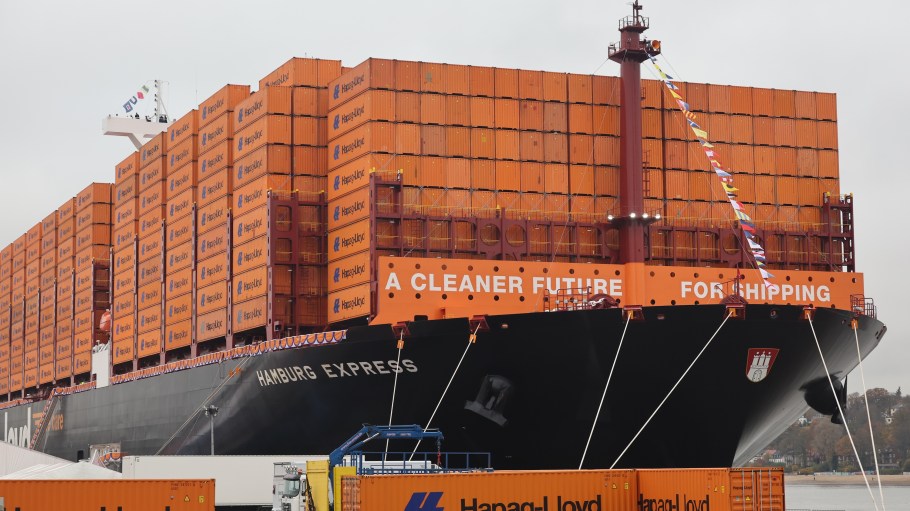 Hapag-Lloyd revised its global container demand outlook upward from a previous flat growth forecast to an increase of 4 percent.