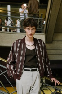 Backstage at Hermès Men's Spring 2026 Ready-to-Wear Collection at Paris Fashion Week