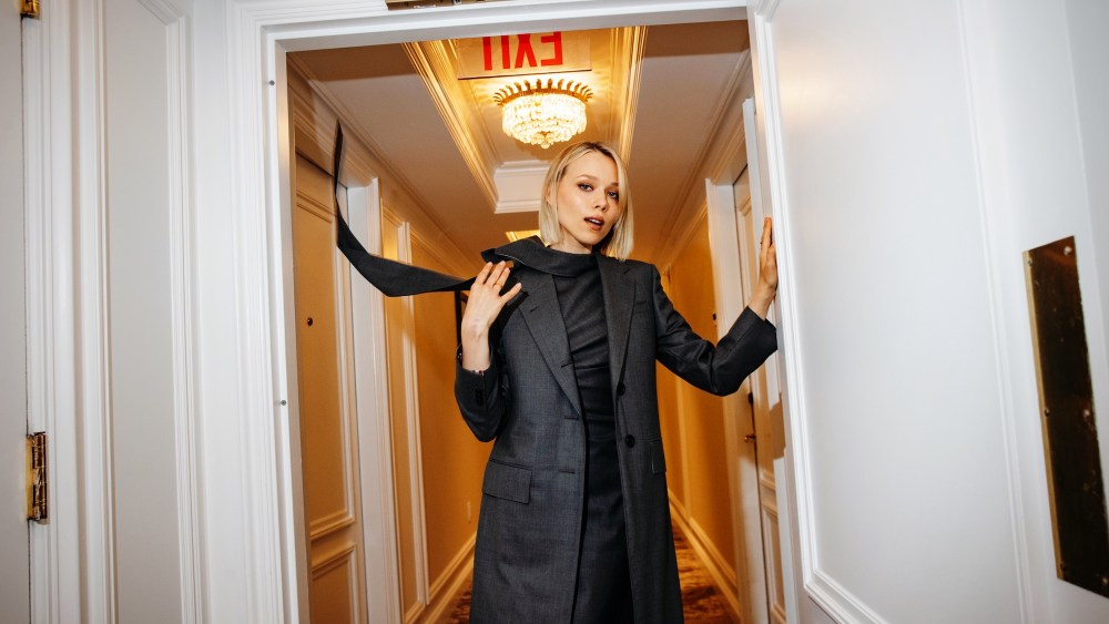 Ivanna Sakhno photographed on June 25, 2025 in New York, New York.