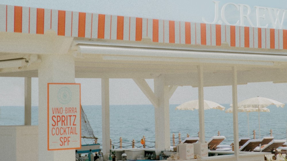 The J.Crew pop up at Masseria San Domenico by the sea.