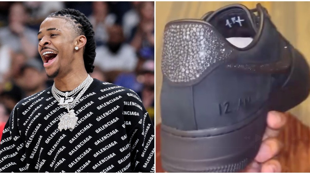 Ja Morant, Nike Air Force 1 sneakers