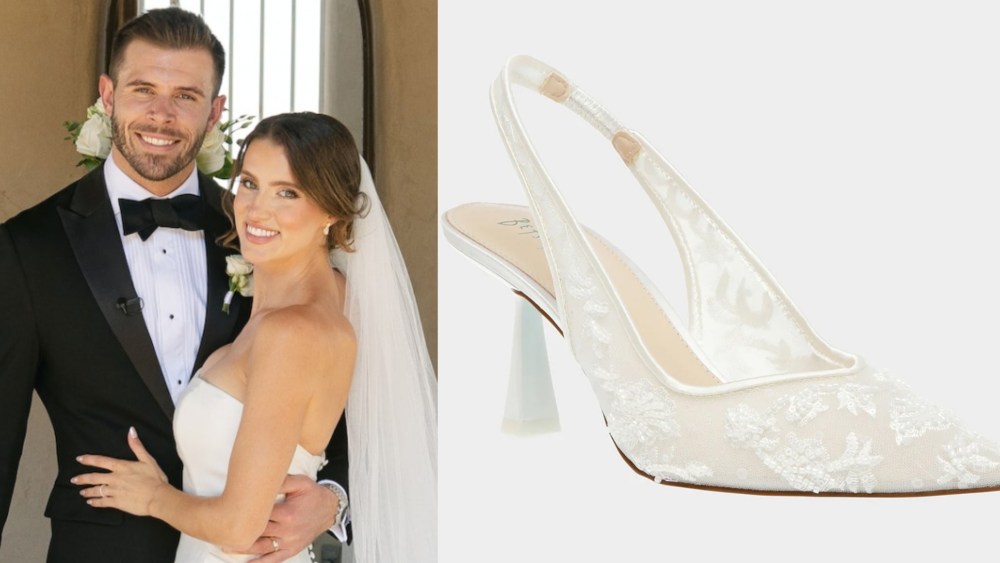 'Bachelor' Alum Kaity Biggar Wears Floral Betsey Johnson Heels to Marry Zach Shallcross