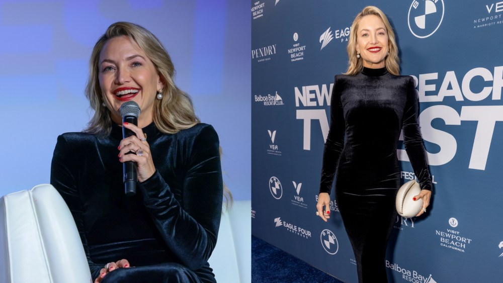 NEWPORT BEACH, CALIFORNIA - JUNE 05: Kate Hudson attend Newport Beach TV FEST Honoring Kate Hudson at Lido Theater on June 05, 2025 in Newport Beach, California. (Photo by Tiffany Rose/Getty Images for Newport Beach TV FEST)