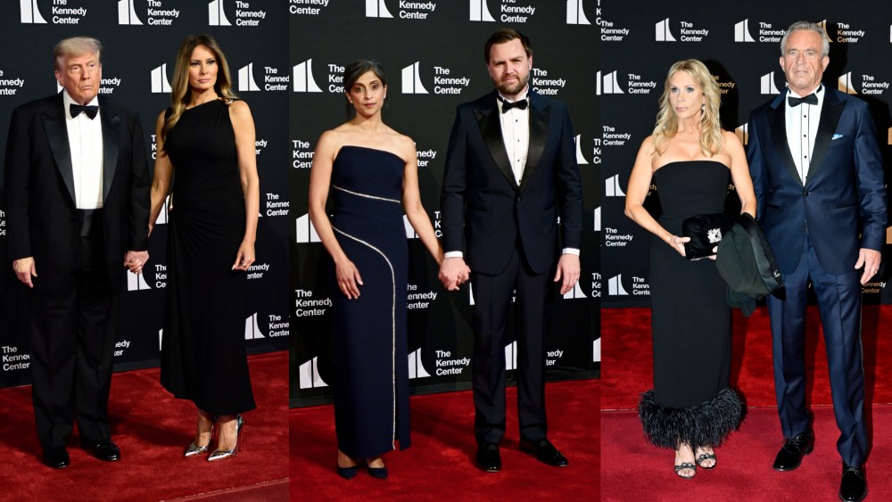 U.S. President Donald Trump and first lady Melania Trump attended the opening night of Les Misérables at the Kennedy Center.