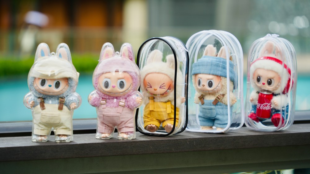 Labubu dolls are on sale at a Labubu-themed pop-up store on June 13, 2025 in Guangzhou, Guangdong