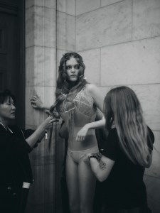 Backstage at Marc Jacobs Fall 2025