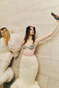 Backstage at Marc Jacobs Fall 2025