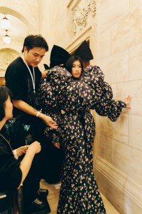 Backstage at Marc Jacobs Fall 2025