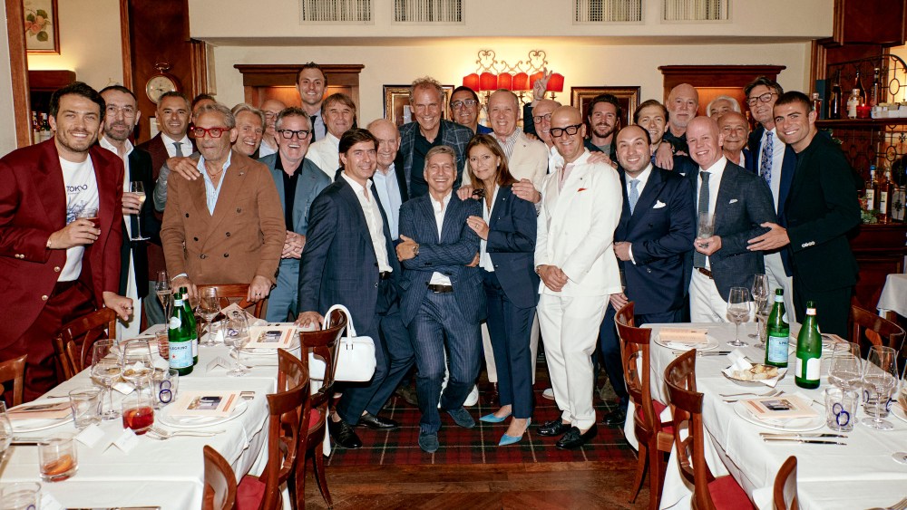 Key Italian executives turned out for the Mitchells dinner in Milan.
