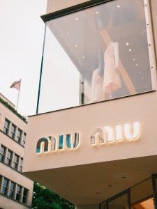 A look at the new Miu Miu store in London