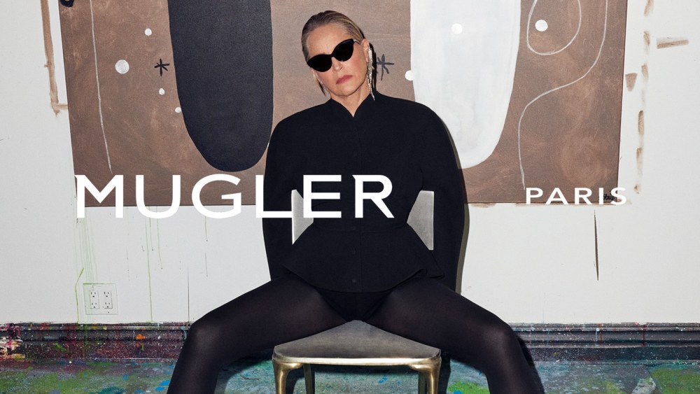 Sharon Stone in Mugler’s New Campaign