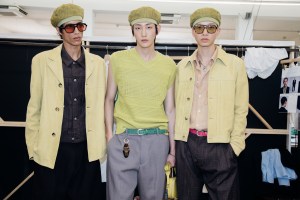 Backstage at Paul Smith Men's Spring 2026 Ready-to-Wear Collection at Milan Men's Fashion Week