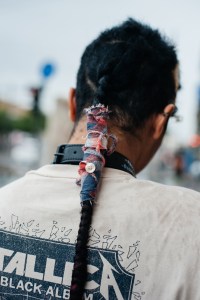 Street style at Pitti Uomo 108 in Florence, Italy, 2025.