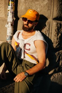 Street style at Pitti Uomo 108 in Florence, Italy, 2025.
