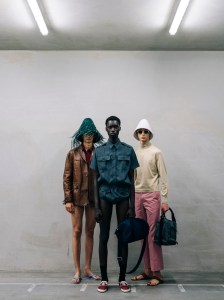 Backstage at Prada Men's Spring 2026 Ready-to-Wear Collection at Milan Men's Fashion Week