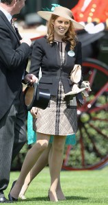ASCOT, ENGLAND - JUNE 14:  Princess Beatrice arrives for the opening day of Royal Ascot at Ascot Racecourse on June 14, 2011 in Ascot, United Kingdom.  (Photo by Chris Jackson/Getty Images)