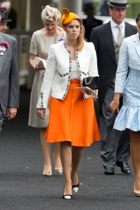 ASCOT, UNITED KINGDOM - JUNE 19: Princess Beatrice attends Day 3 of Royal Ascot at Ascot Racecourse on June 19, 2014 in Ascot, England. (Photo by Julian Parker/UK Press via Getty Images)