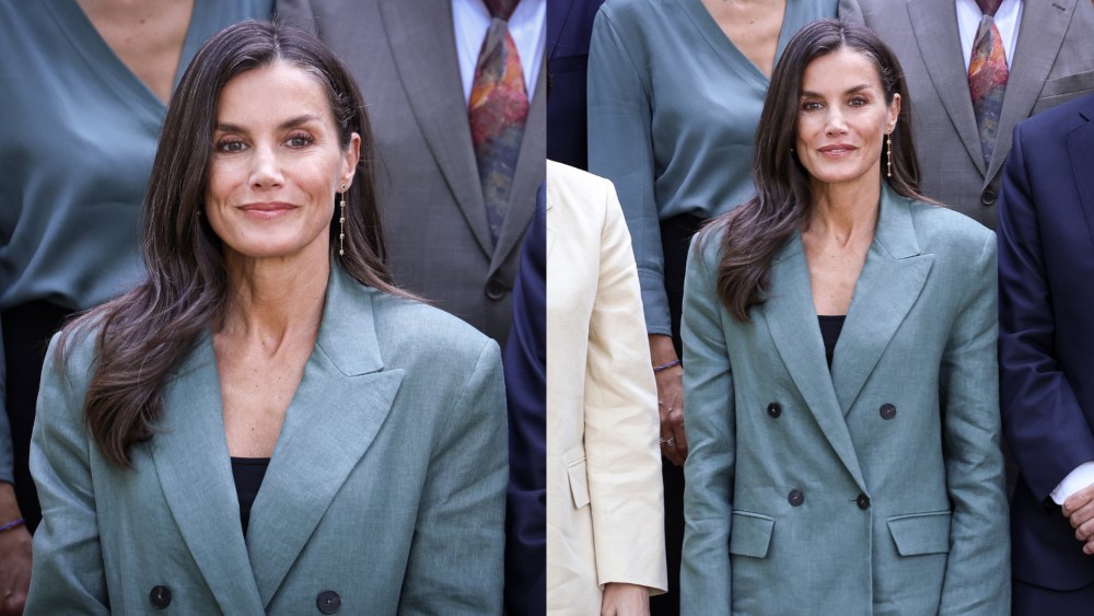 MADRID, SPAIN - JUNE 05: Queen Letizia Of Spain attends a meeting of the Board of Trustees of the Students Residence (Residencia de Estudiantes) on June 05, 2025 in Madrid, Spain. (Photo by Paolo Blocco/WireImage)