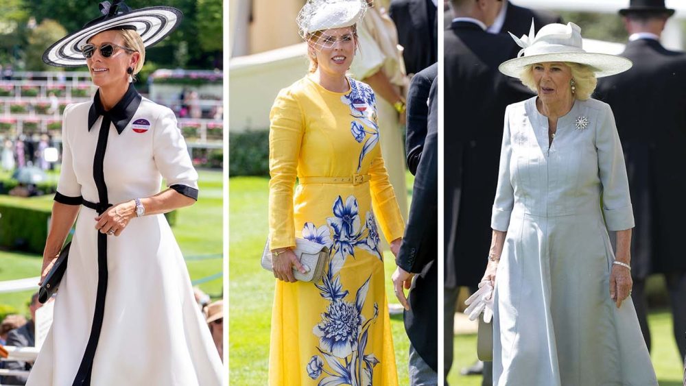 Zara Tindall, Princess Beatrice and Queen Camilla at Royal Ascot 2025 Day Three.