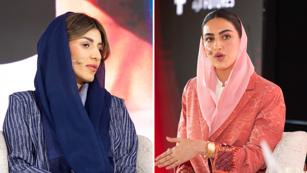Asteri Beauty founder Sara Alrashed (left) and Moonglaze founder Yara Alnamlah (right).
