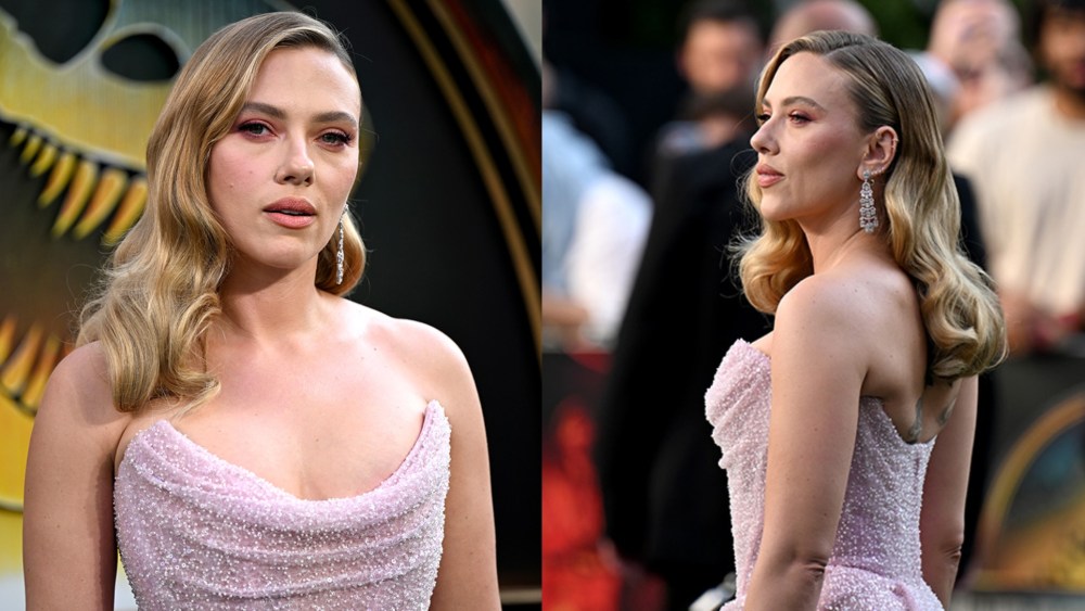 LONDON, ENGLAND - JUNE 17: Scarlett Johansson attends the "Jurassic World Rebirth" World Premiere at the Odeon Luxe Leicester Square on June 17, 2025 in London, England. (Photo by Kate Green/Getty Images)