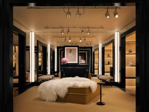 The VIP lounge at Schiaparelli’s Harrods boutique
